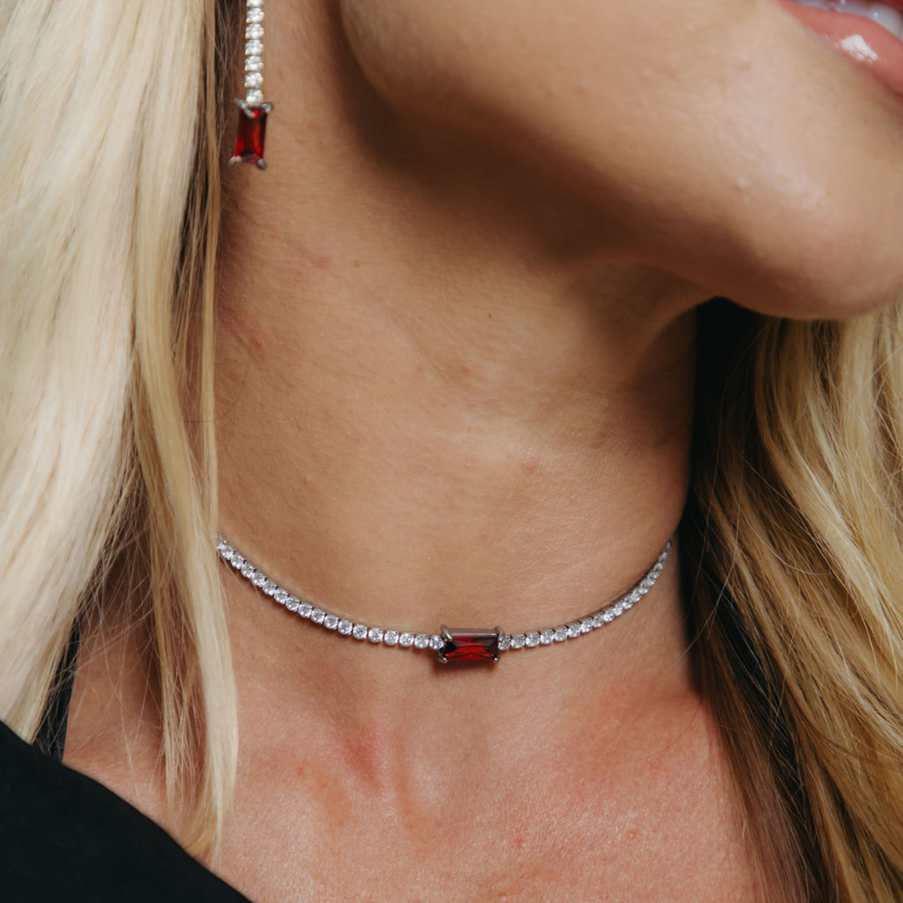 AMOUR DE LUNA ~ RUBY - NECKLACE