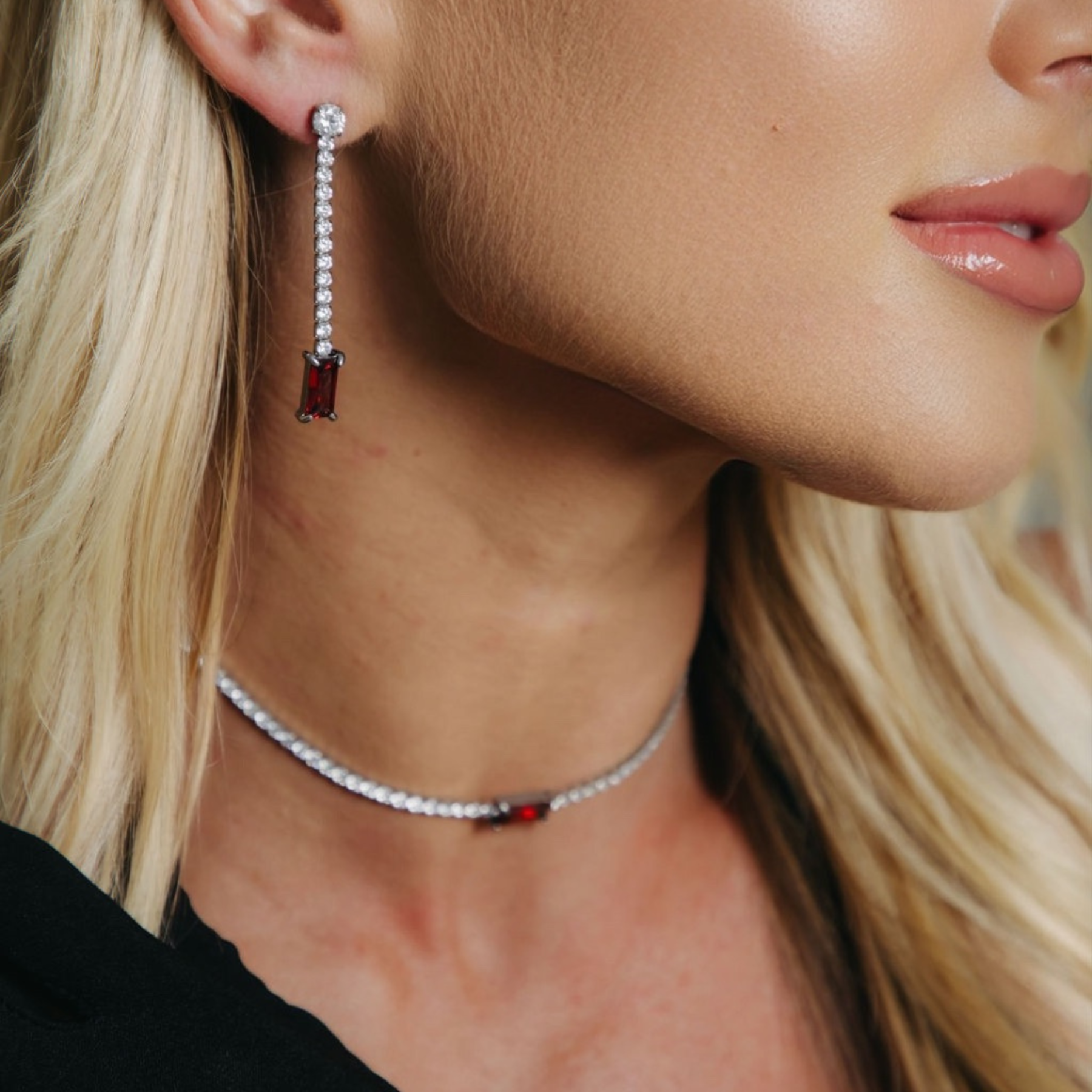 AMOUR DE LUNA ~ RUBY - NECKLACE
